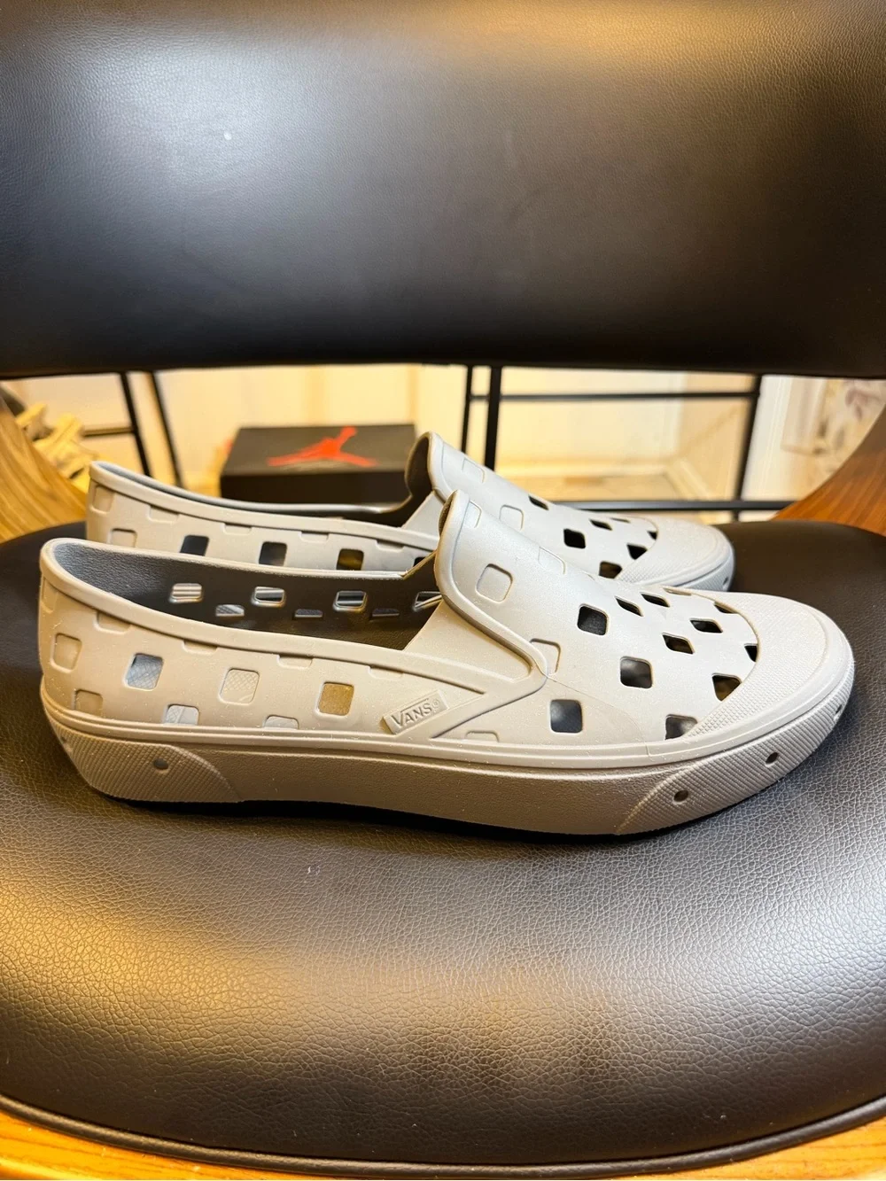 Vans Trek Slip-On Pewter Gray Breathable Rinseable Durable Size 11